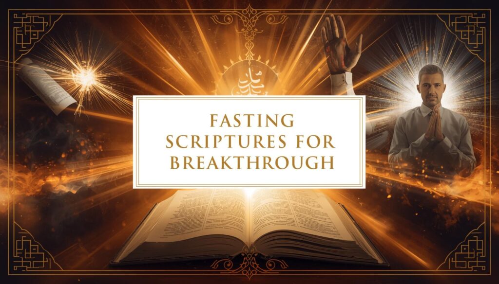 Fasting scriptures for breakthrough