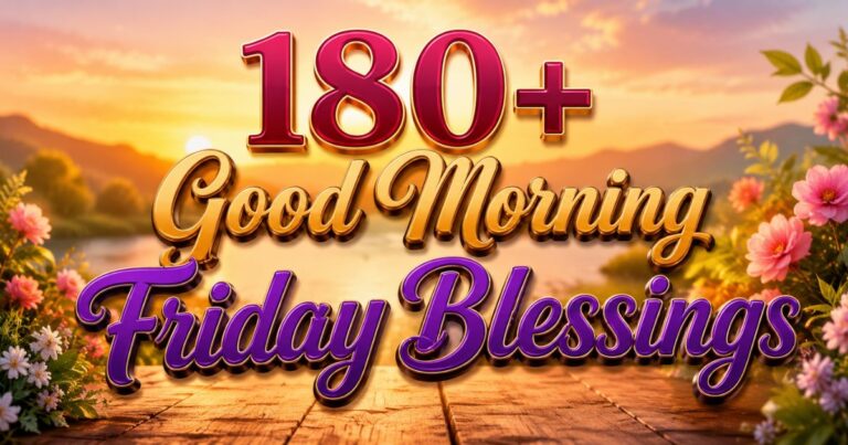 Good Morning Friday Blessings