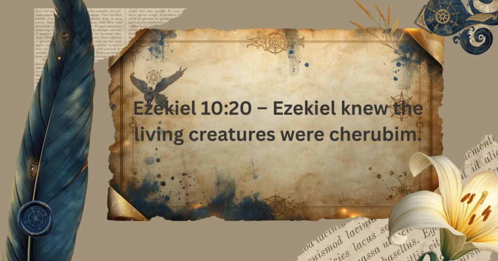How does ezekiel describe angels