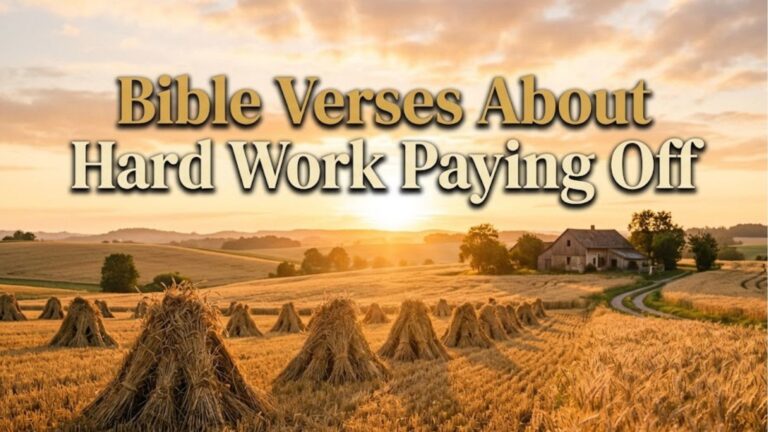 Bible Verses About Hard Work Paying Off