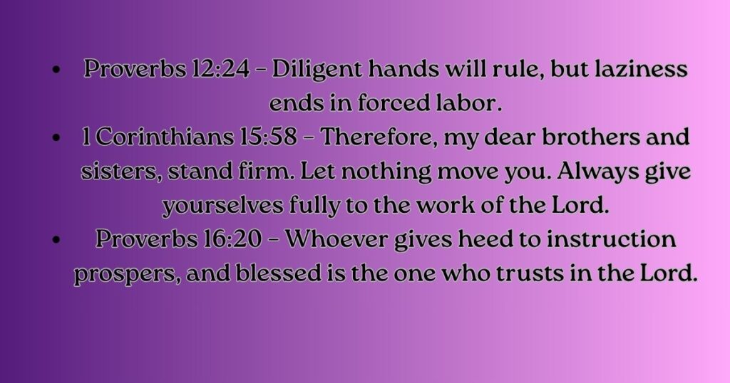 Bible Verses About Success and Achievement