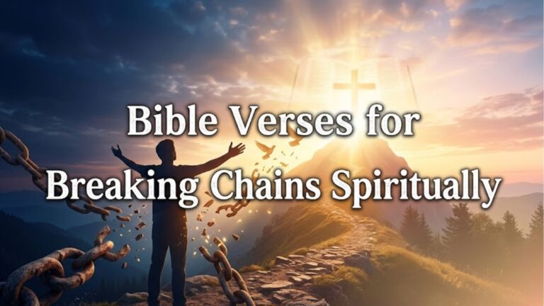 Bible Verses for Breaking Chains Spiritually