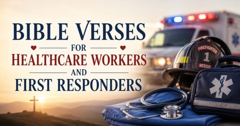 Bible Verses for Healthcare Workers and First Responders