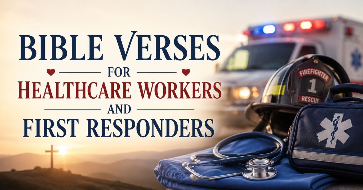 Bible Verses for Healthcare Workers and First Responders