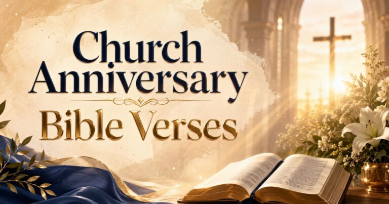 Church Anniversary Bible Verses