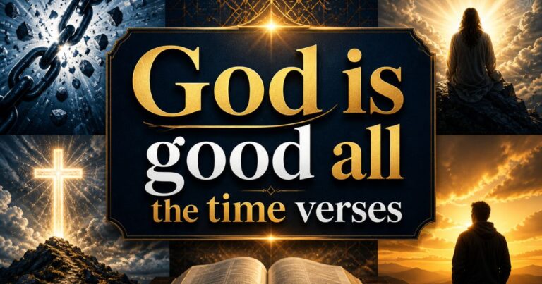 God is good all the time verses