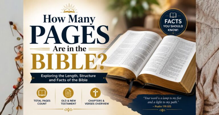 How Many Pages Are in the Bible