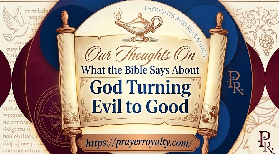 Our Thoughts On What the Bible Says About God Turning Evil to Good