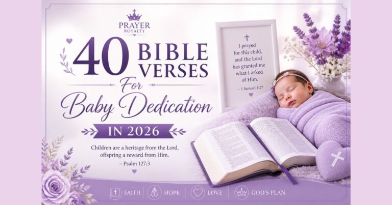 Bible Verses For Baby Dedication In 2026