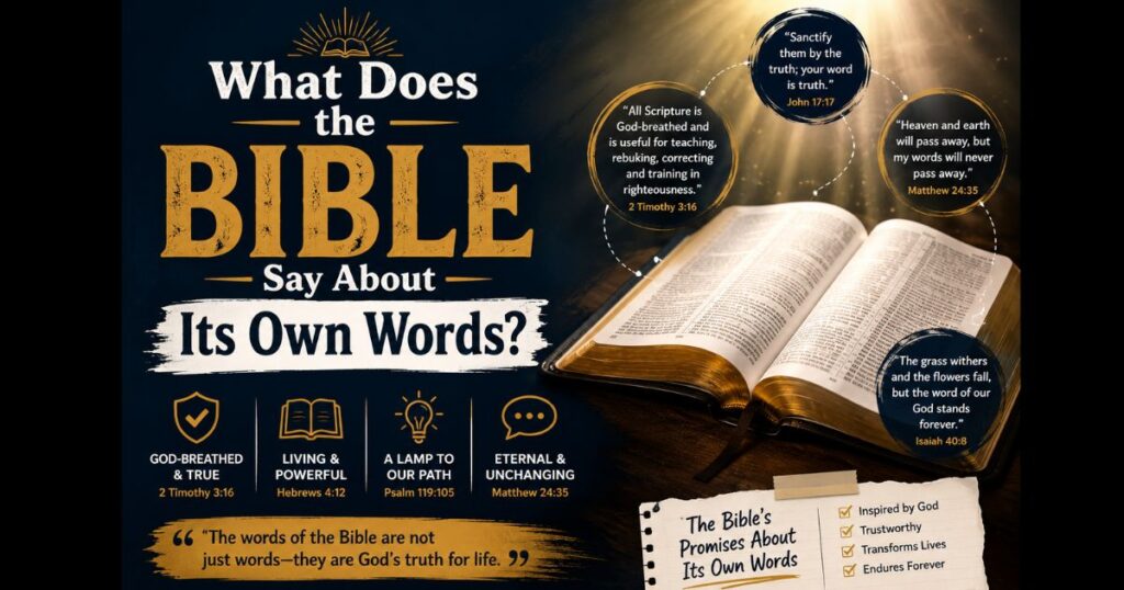 What Does the Bible Say About Its Own Words?