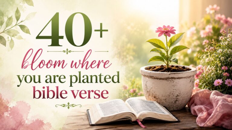 bloom where you are planted bible verse