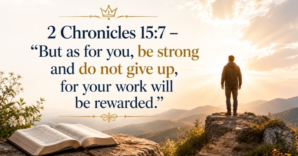 finish strong bible verse
