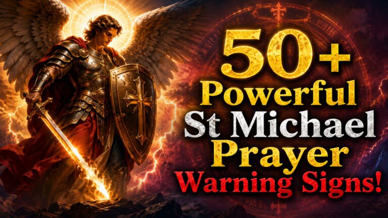 st michael prayer warning
