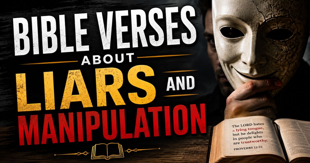 Bible Verses About Liars and Manipulation