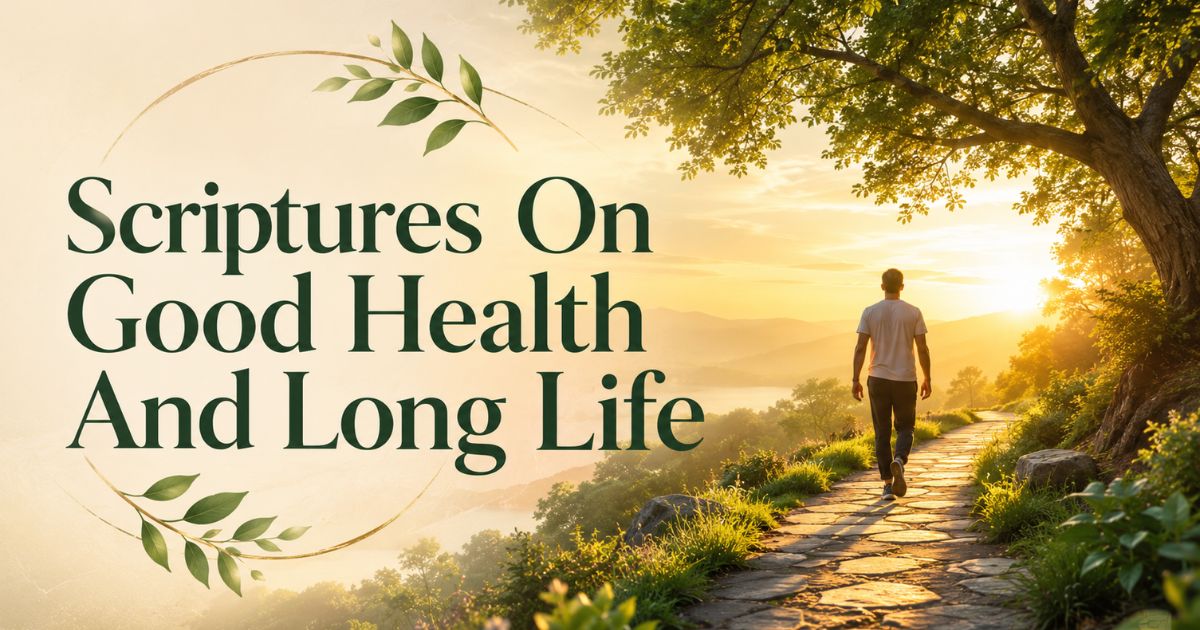Scriptures On Good Health And Long Life