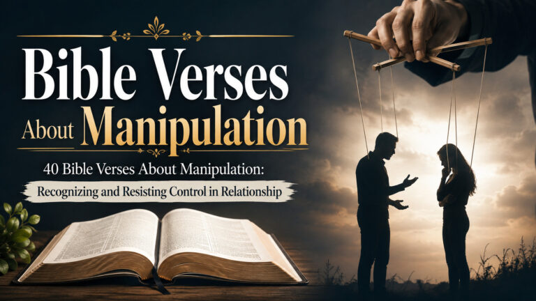 Bible Verses About Manipulation