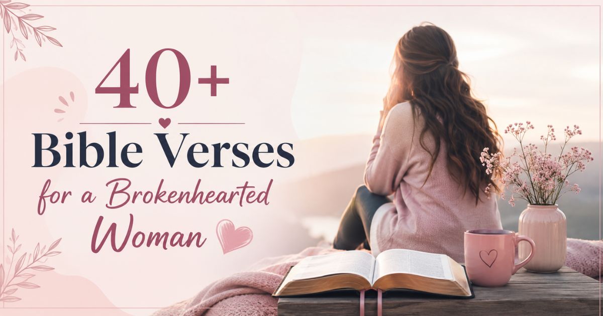 Bible Verses for a Brokenhearted Woman