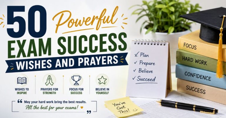 Powerful Exam Success Wishes And Prayers