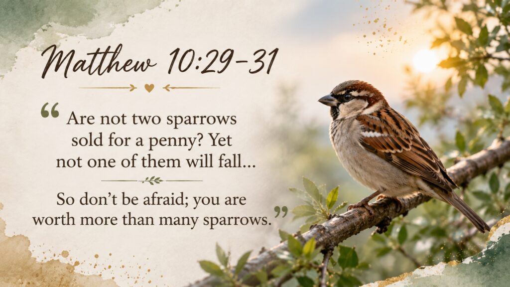 Sparrow in the Bible 